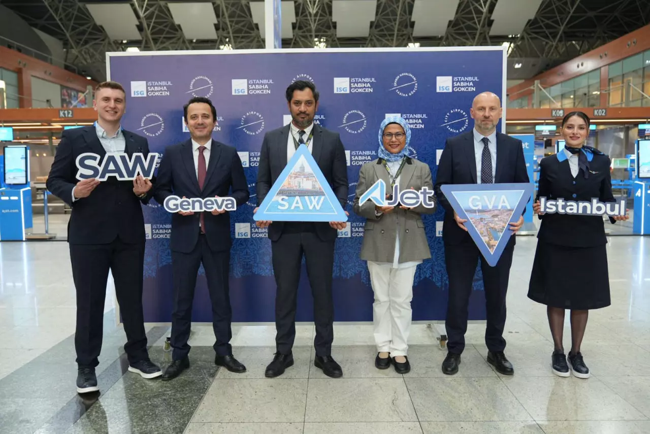 AJet’in, İstanbul-Cenevre hattı açıldı