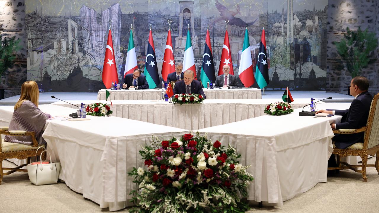 İstanbul’da Türkiye-İtalya-Libya zirvesi
