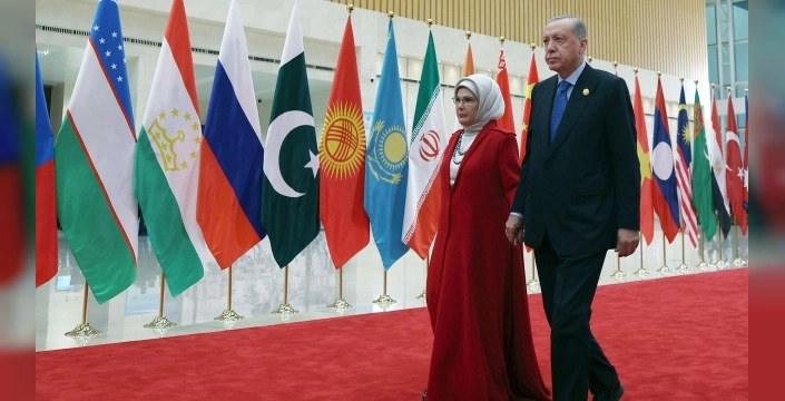 Cumhurbaşkanı Erdoğan, ŞİÖ Zirvesi için Çin’de