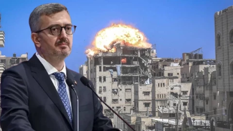 Burhanettin Duran: Gazze’de basın özgürlüğü yine hedef alındı