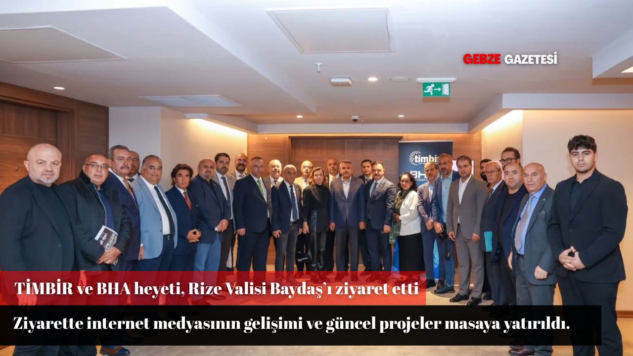 TİMBİR ve BHA Heyetinden Vali Baydaş’a Ziyaret