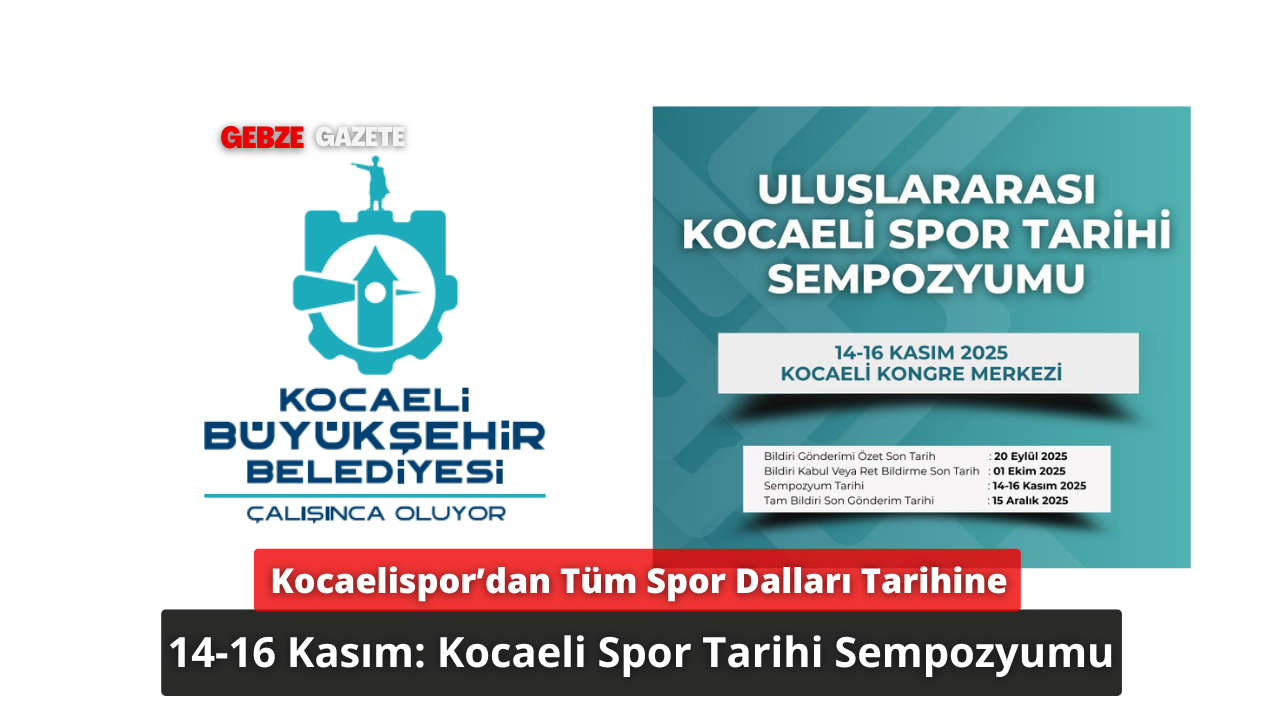 Kocaeli’nin Spor Tarihi “Uluslararası Sempozyum”da Masaya Yatırılacak