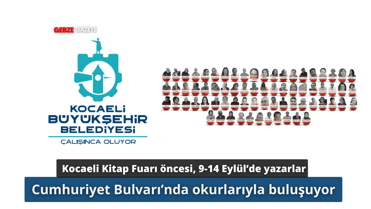 Kocaeli Kitap Fuarı Öncesi Yazarlar Okurlarla Buluşuyor