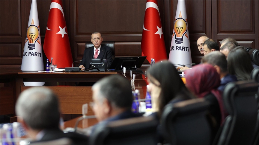 Cumhurbaşkanı Erdoğan, AK Parti MYK’ya başkanlık edecek