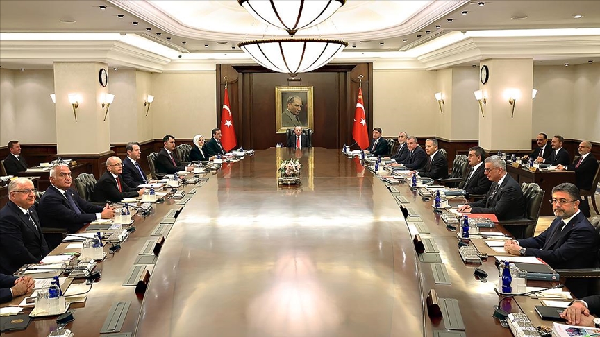 Cumhurbaşkanlığı Kabinesi, Cumhurbaşkanı Erdoğan başkanlığında toplandı