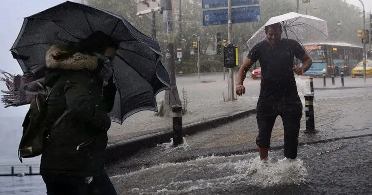 6 il için sarı uyarı: Kuvvetli yağış geliyor