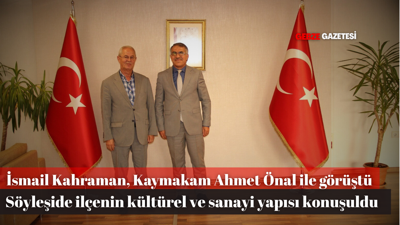 İsmail Kahraman, Çayırova Kaymakamı Ahmet Önal ile İlçenin Tarihi ve Kültürel Kimliği Üzerine Söyleşi