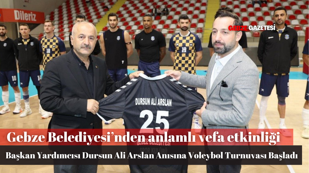 BAŞKAN YARDIMCISI DURSUN ALİ ARSLAN ANISINA VOLEYBOL TURNUVASI BAŞLADI