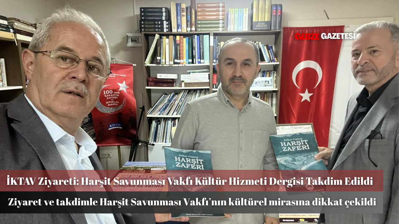 İKTAV Kütüphanesi Ziyareti: Ali Taşdemir ve Mürsel Ay, Harşit Savunmasına Işık Tutan Eseri İnceledi