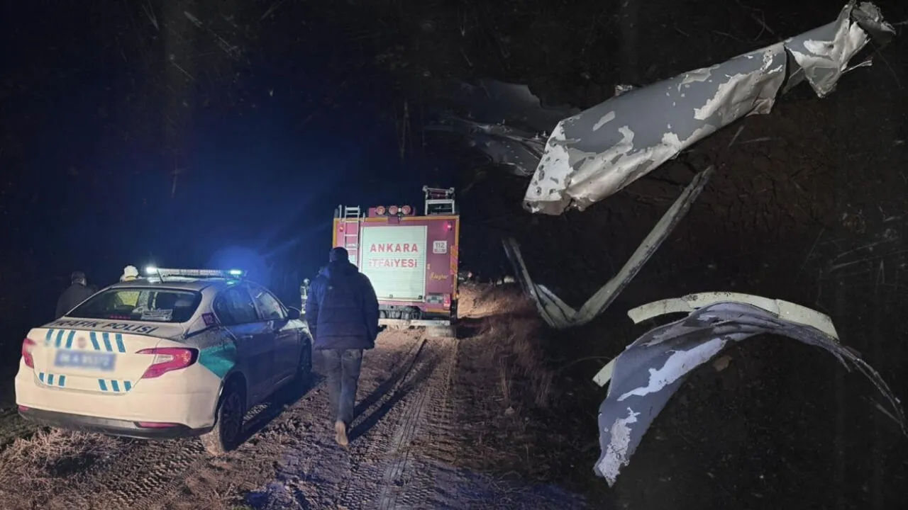 Libya heyetini taşıyan jet Haymana’da düştü: Enkaza ulaşıldı