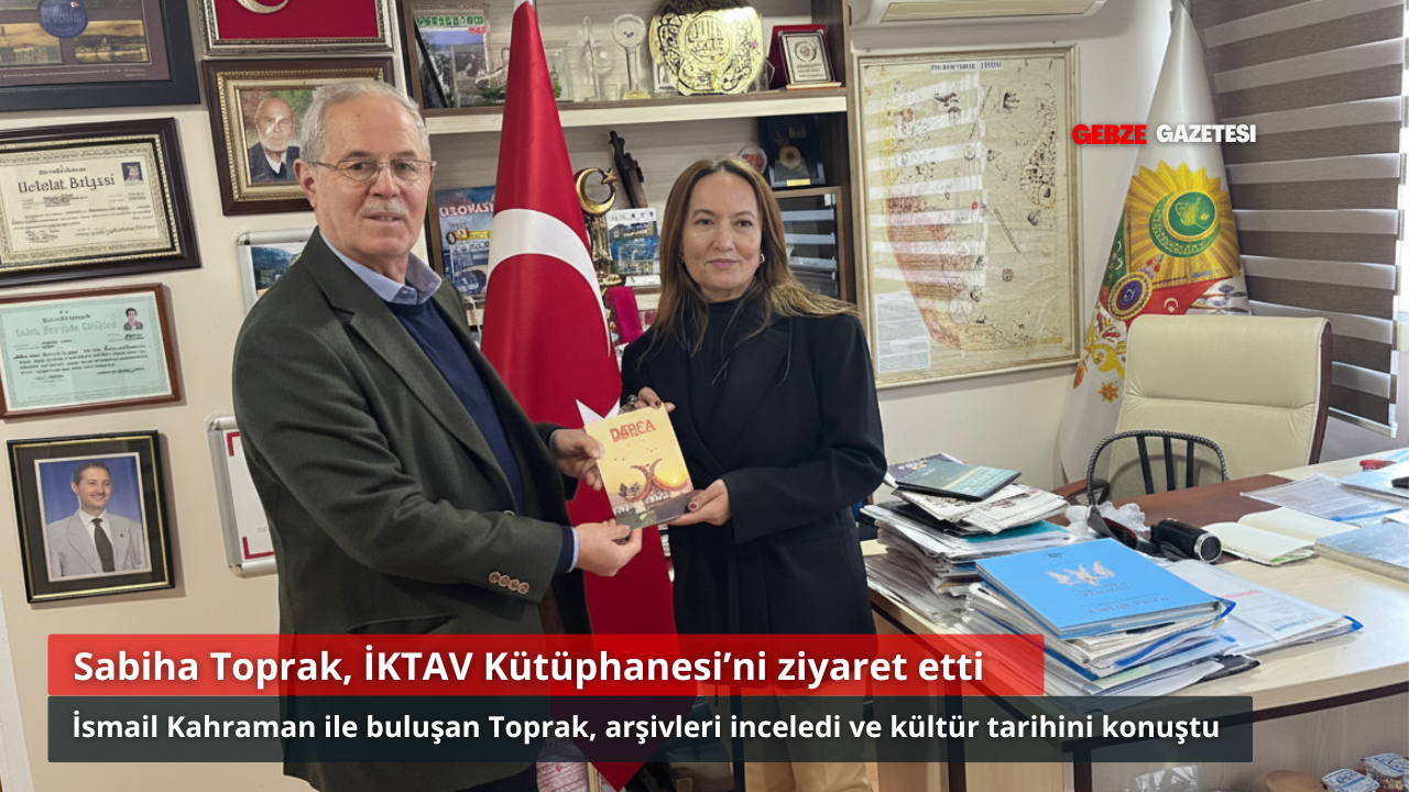Ekonomi Gazetesi Kocaeli Bölge Müdürü Sabiha Toprak’tan İsmail Kahraman’a Ziyaret