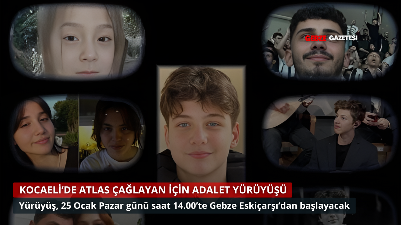 Kocaeli’de Atlas Çağlayan İçin Adalet Yürüyüşü Düzenlenecek