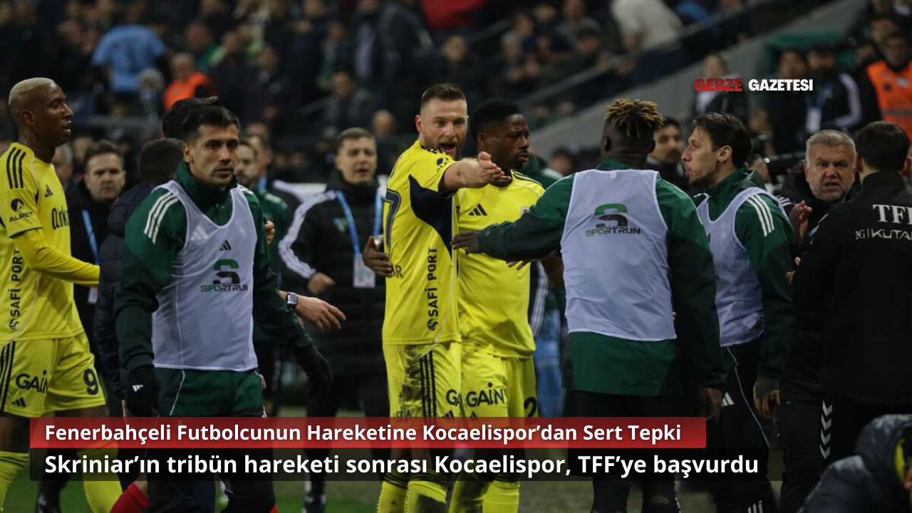 Fenerbahçeli Futbolcunun Hareketine Kocaelispor’dan Tepki: TFF’ye Başvuru Yapıldı