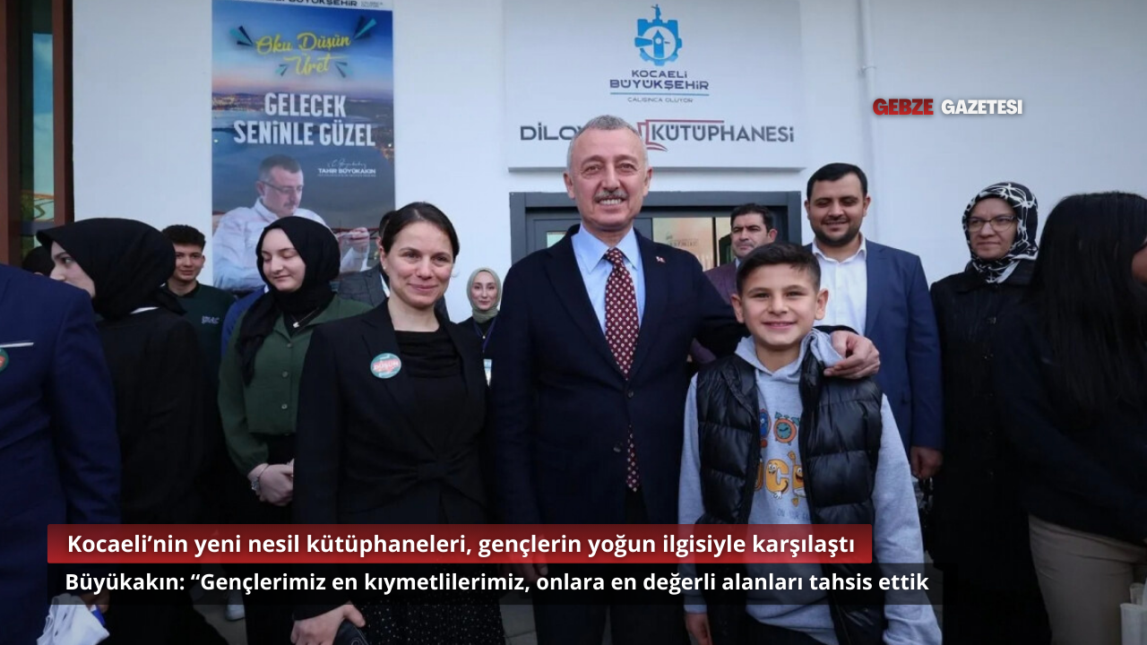 Kocaeli’nin Yeni Nesil Kütüphaneleri Gençlerden Büyük İlgi Görüyor
