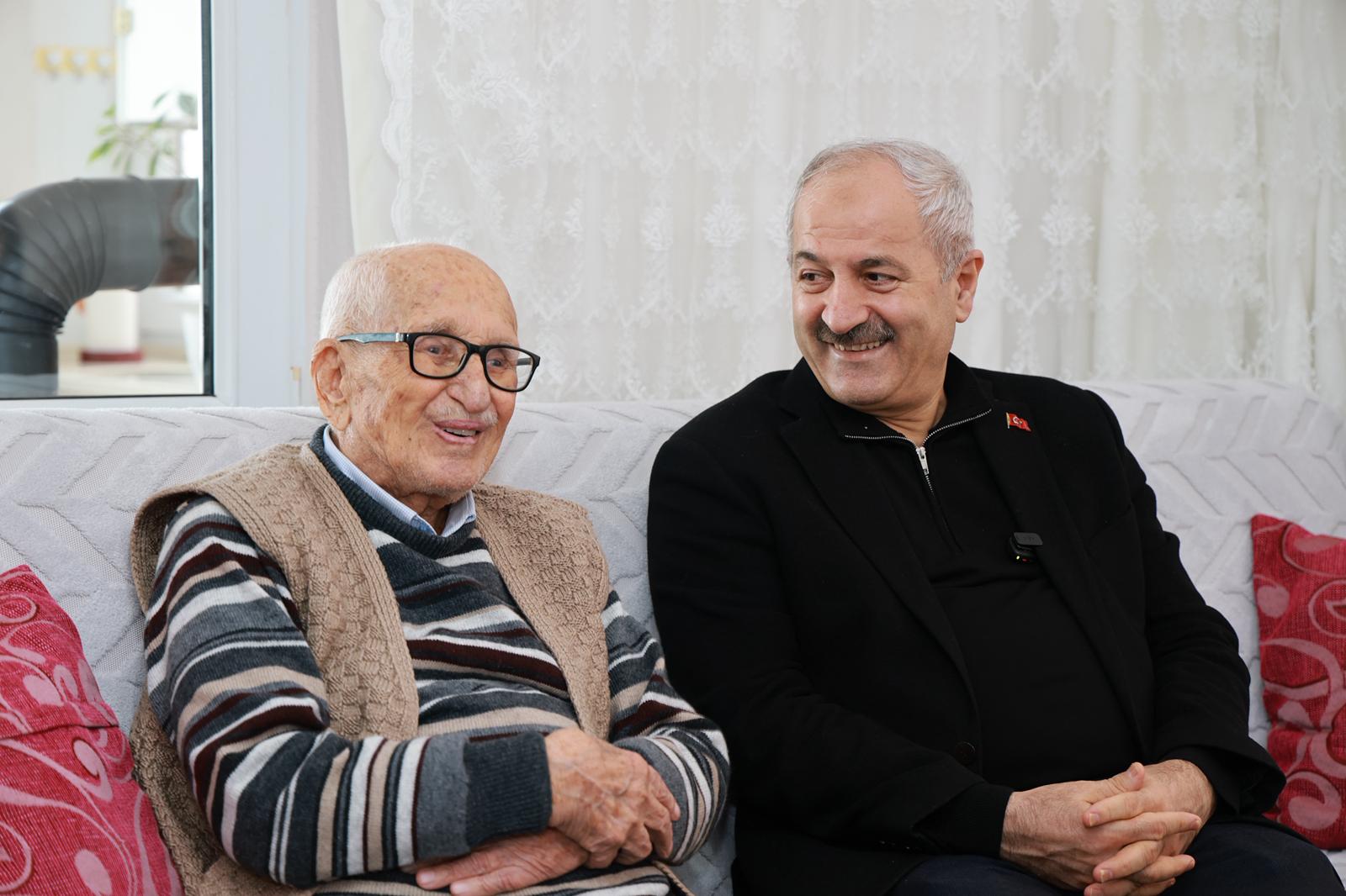 Başkan Büyükgöz’den 65 yıllık çifte vefa ziyareti