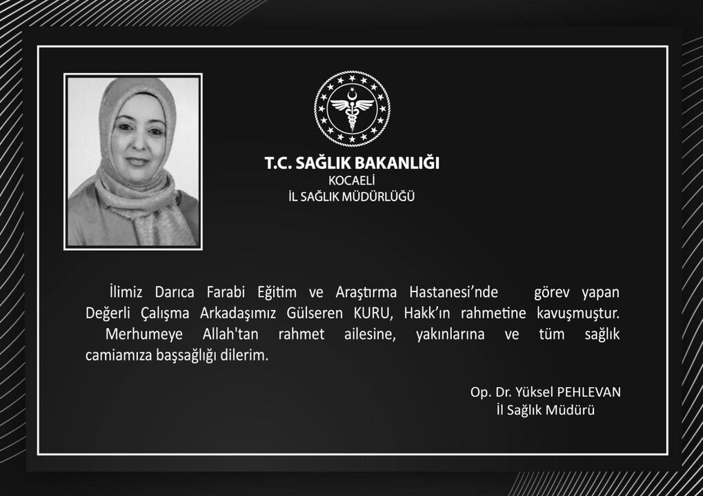 Gülseren Kuru’nun vefatı sağlık camiasını üzdü