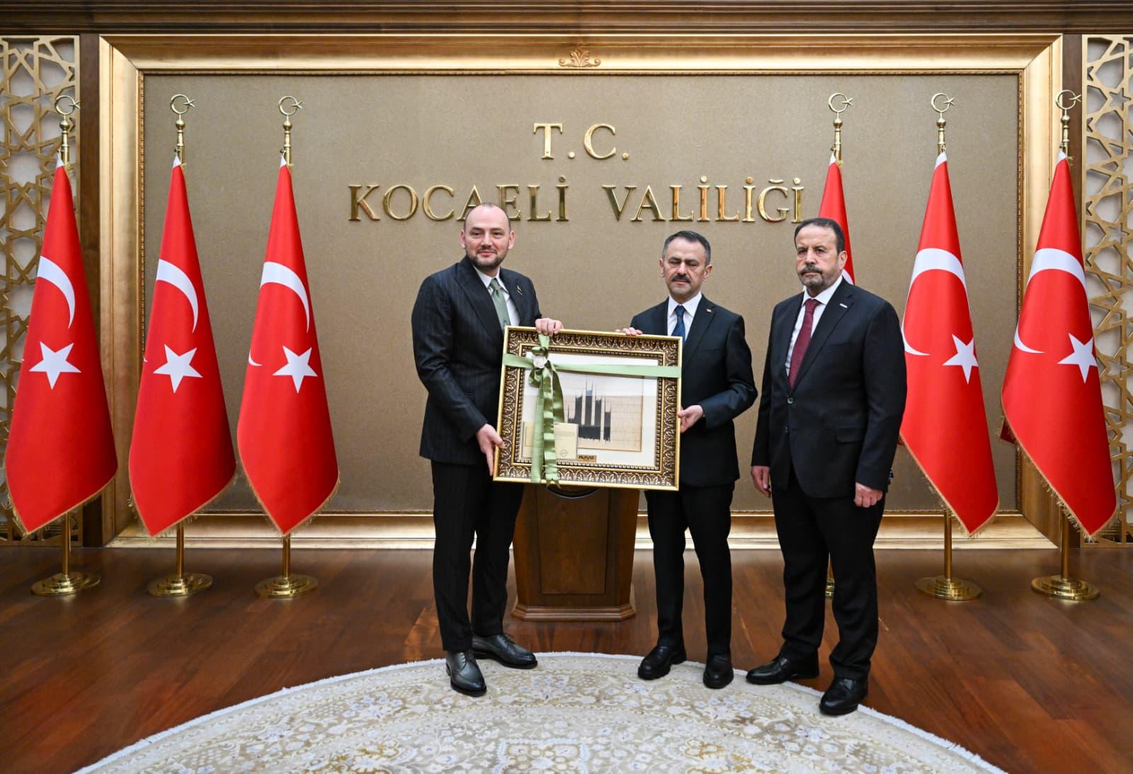 MÜSİAD Genel Başkanı Burhan Özdemir, Vali İlhami Aktaş’ı Ziyaret Etti