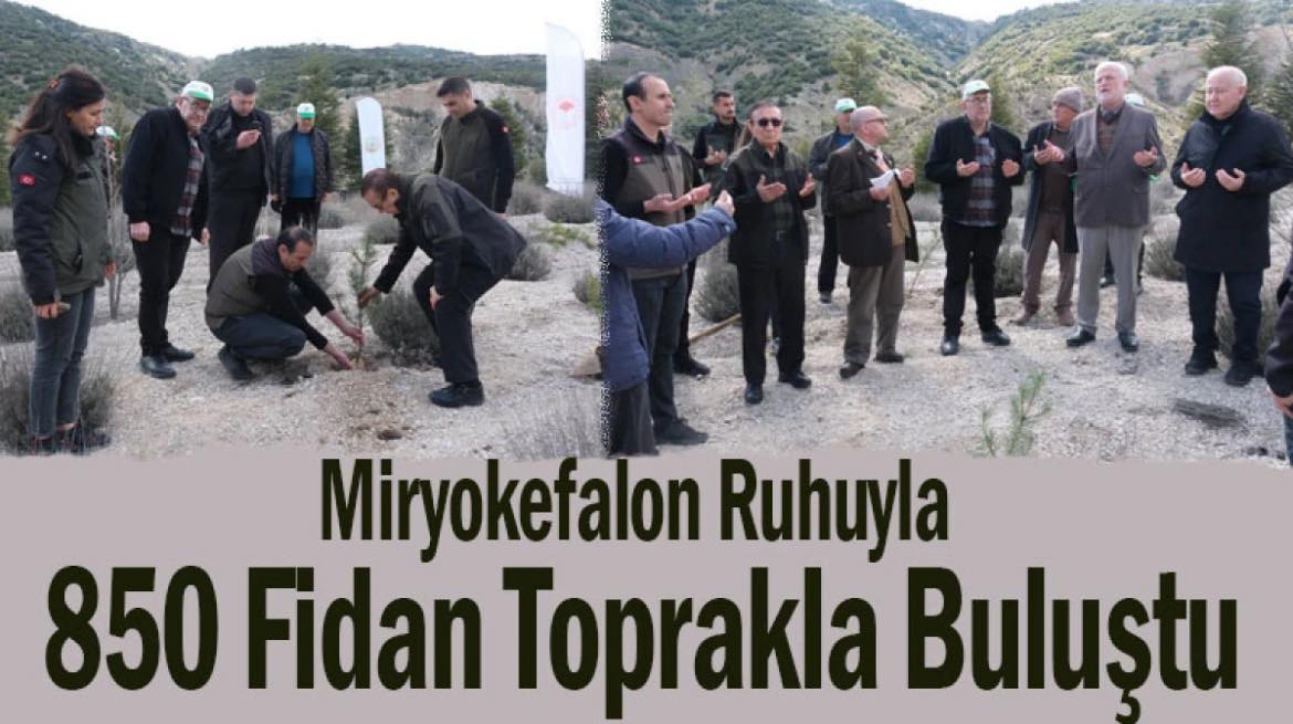 Miryokefalon’un 850. Yılına 850 Fidanlık Anlamlı Dokunuş