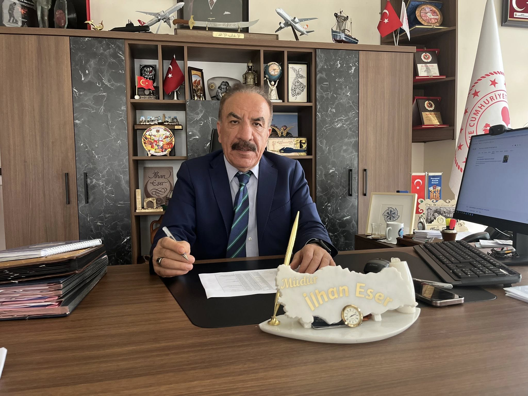 Kocaeli İl Nüfus Müdürü ile Kocaeli’de hayata geçirilmesi planlanan “Her Bebek İçin Bir Fidan” kampanyası konuşuldu