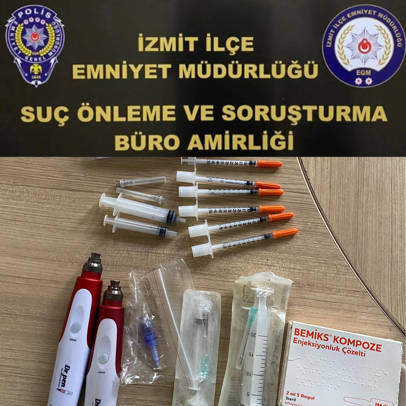 Estetik salonlarında yasaklı ekipman operasyonu