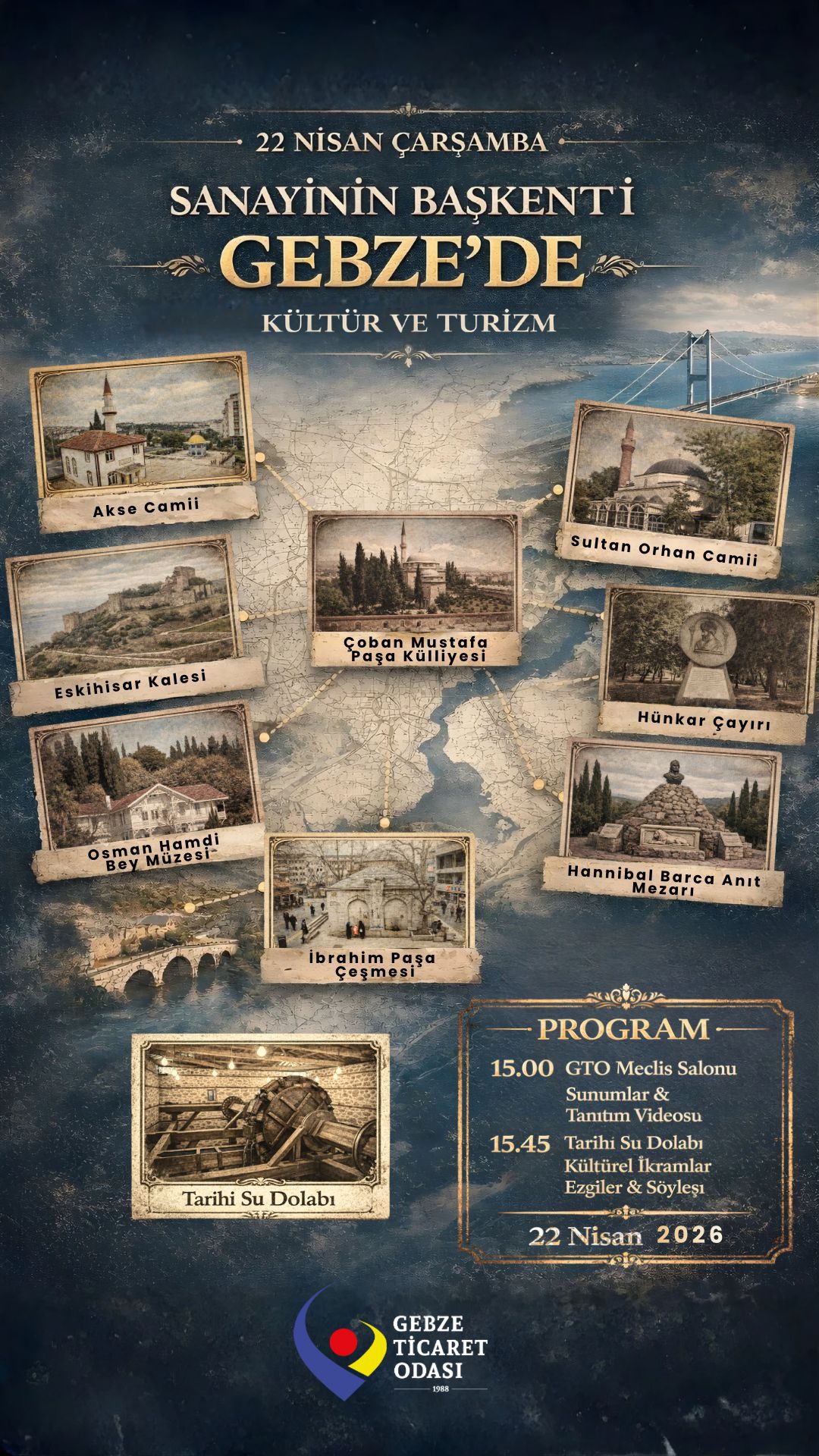 SANAYİNİN BAŞKENTİ GEBZE’DE KÜLTÜR VE TURİZM BULUŞMASI